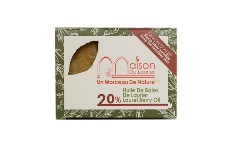 Savon d'Alep 20% huile de baie de laurier - Maison du Laurier