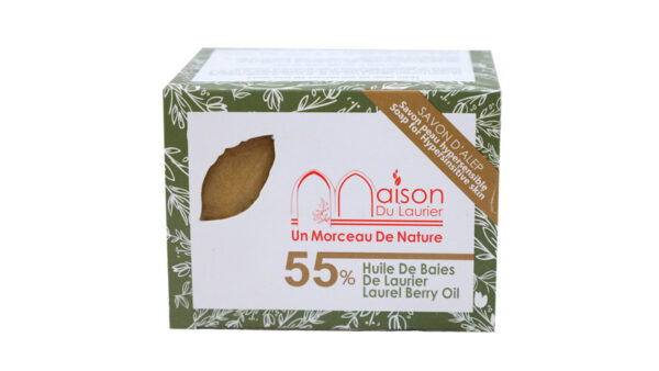 savon d'alep 55%