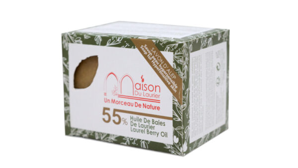 savon d'alep 55%