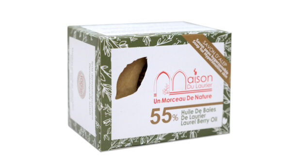 savon d'alep 55%