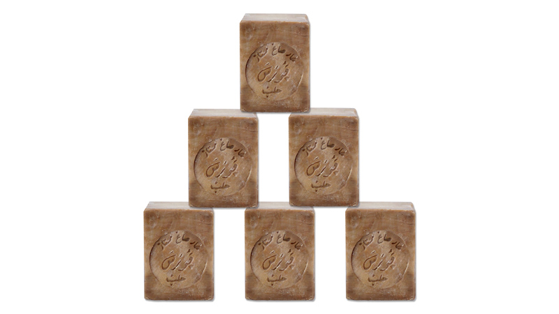 Savon D'Alep 200gr 12% Huile de baie de laurier ZÉRO DÉCHET - Lot de 6