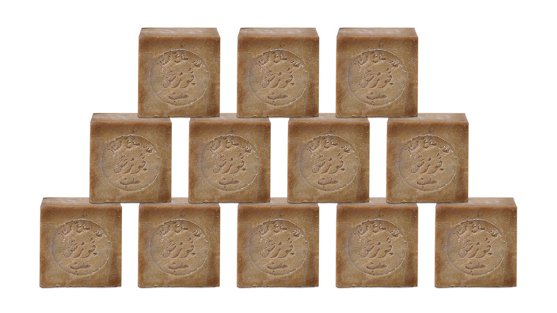 Aleppo soap 200gr 12% laurel berry oil ZERO WASTE - Lot de 12