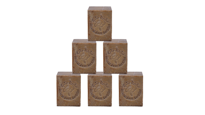Savon D'Alep 200gr 55% Huile de baie de laurier ZÉRO DÉCHET - Lot de 6